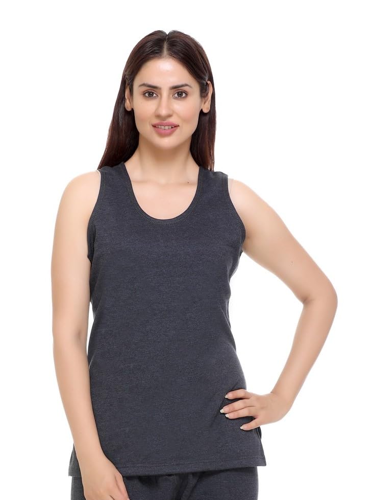 Warmzone Women Sleeveless Fur Thermal Top-image-39