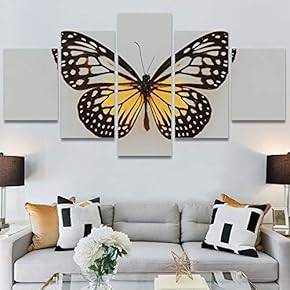 SIGNWIN 5 Panel Canvas Wall Art Open Wings...