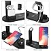 SODYSNAY Wireless Charger, 3 in 1 Wireless Charging Dock for Apple Watch and Airpods, Charging Station for Multiple Devices, Qi Fast Wireless Charging Stand Compatible iPhone X/XS/XR/Xs Max/8/8 Plus