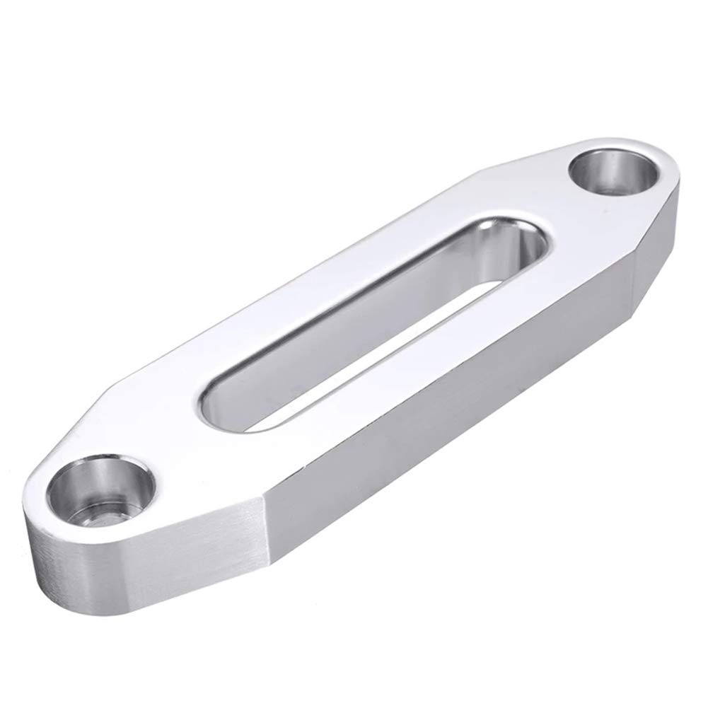 10 pollici Hawse Passacavi, guida per verricello universale Hawse Passacavi Billet Winch sintetico Corda per verricello Guida per cavo Guida in alluminio Porta per verricello 9000-12000 LBS