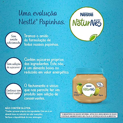 Papinha, Pêra, Nestlé, 120g
