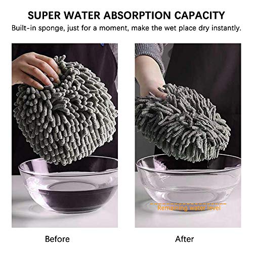 Chostky 4PCS morbido assorbente microfibra velluto...