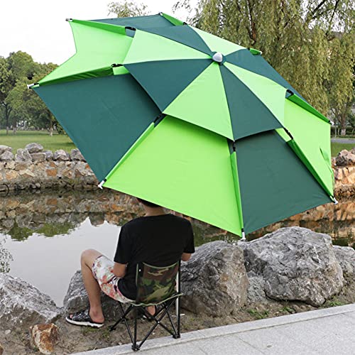 Parasol extérieur inclinable CLSDRZC tente de pêche imperméable avec ancrage - 2
