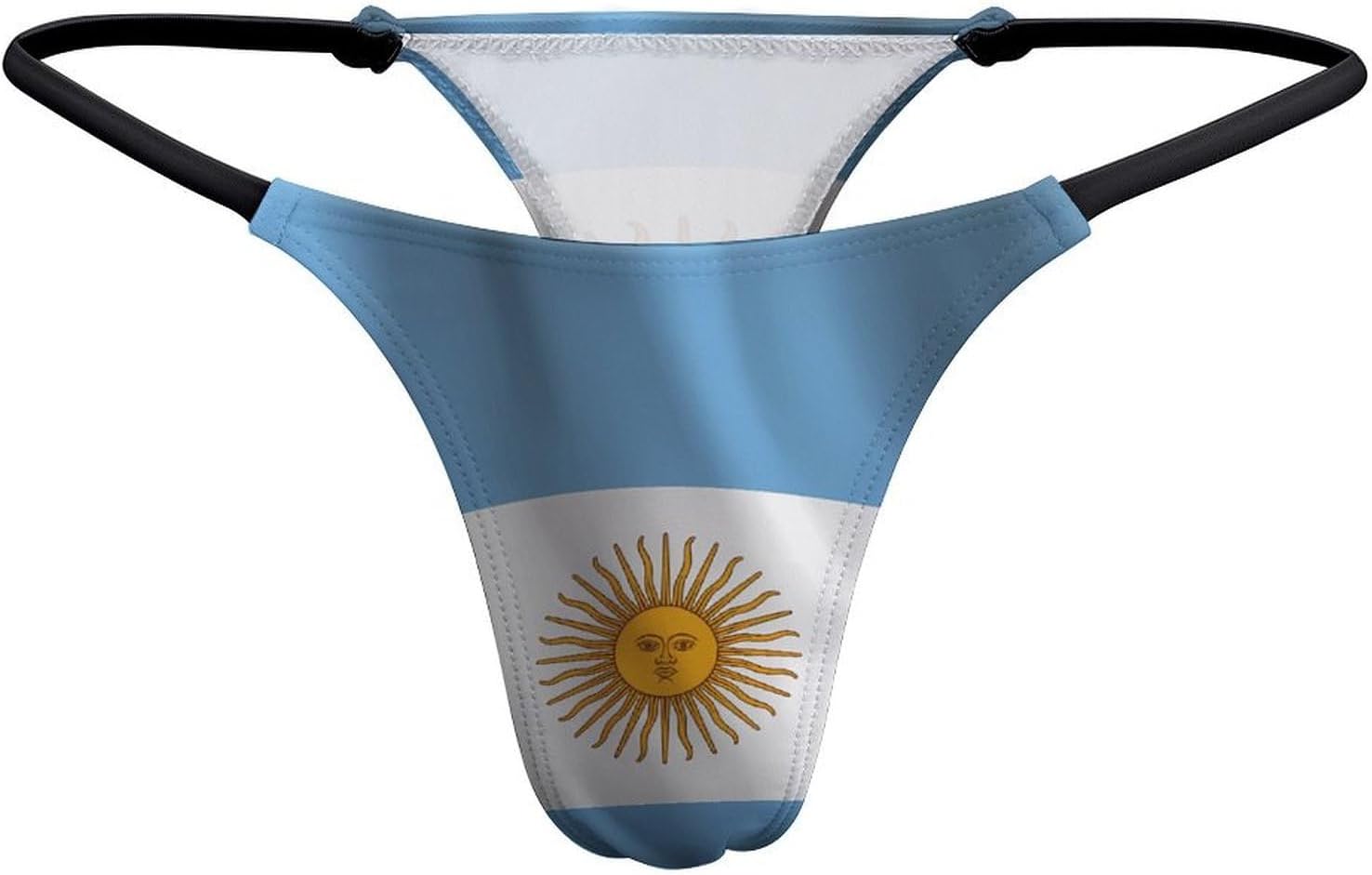 Flag of Argentina Sexy G String Thongs for Women Underwear | Seamless Panties Lingerie Breathable Low Rise No Show