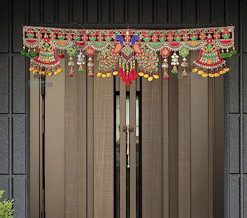 Traditional Multi Zula Pearl Plastic Beads Handmade Door Hanging/...