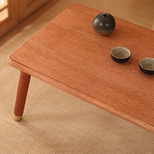 Petit balcon aménagé avec un bureau de thé simple en bois massif - 5