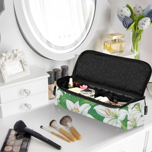 Bolsa organizadora y tapete para herramientas de cabello 2 en 1 para plancha y rulos miniatura 7