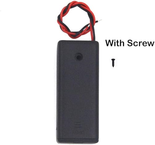 Miniatura 6 de (Paquete de 4) Soporte de batería AA con interruptor y tapa 1 soporte de batería AA individual con tapa, 1 soporte de batería AA con interruptor, 1