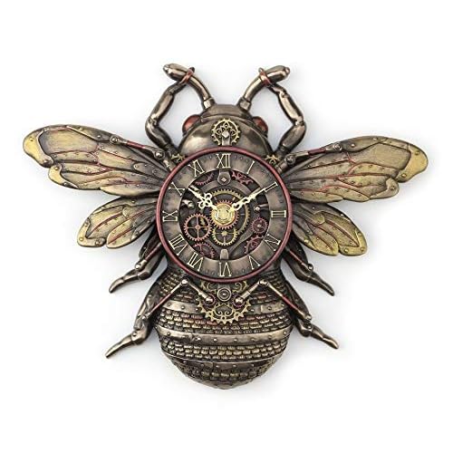 10 ¼" Cold Cast Resin Steampunk Bee