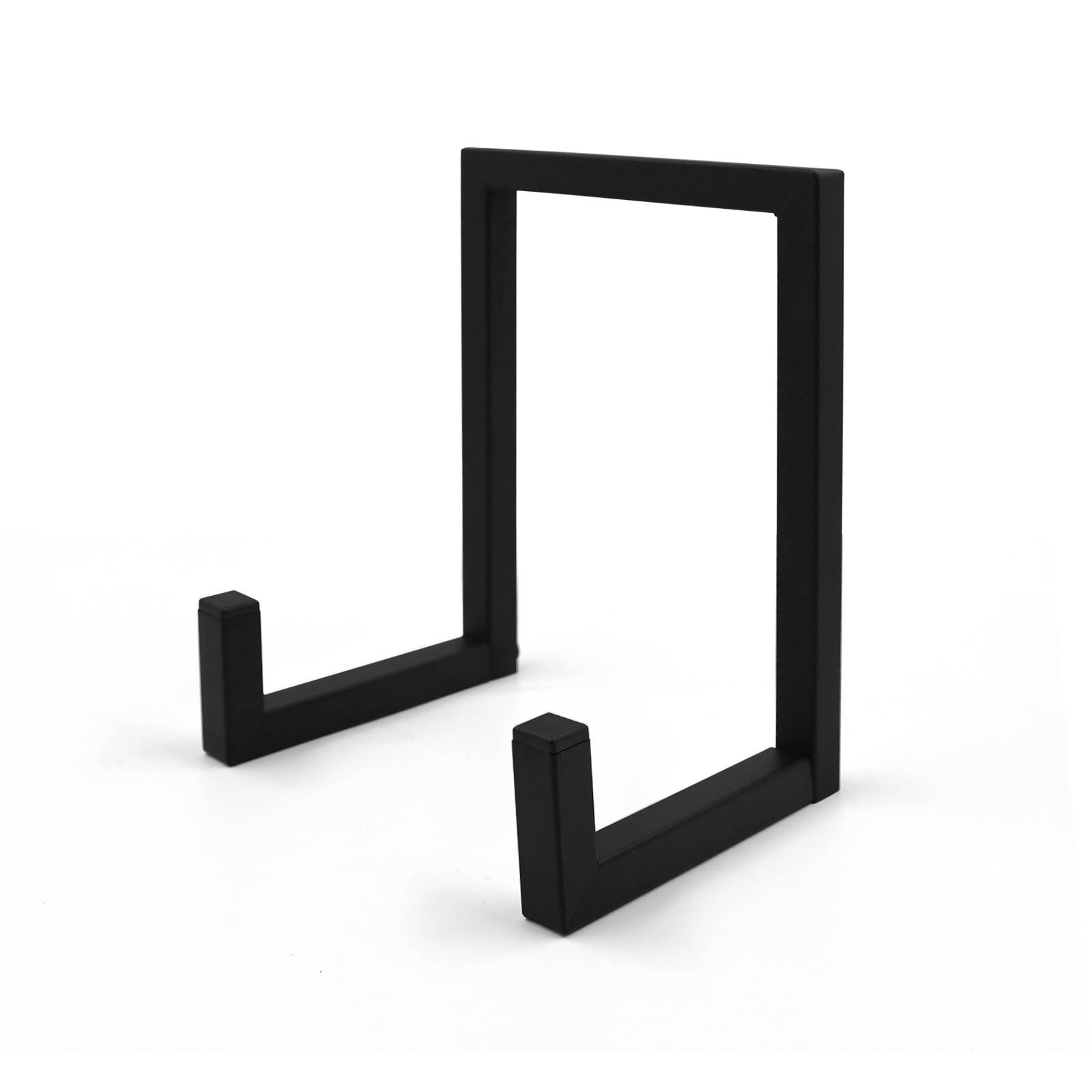Qusinfc Bucolic Metal Vinyls Record Organizers Shelf Sturdy Iron Construction Vintage Display Rack for CDs Photo Frames Metal Record Organizers