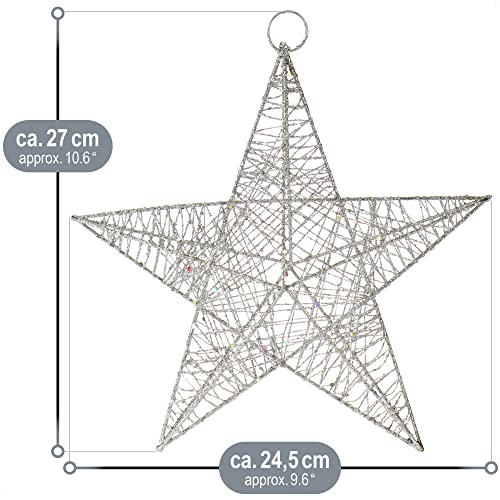 COM-FOUR® Stella decorativa Natale - Stella