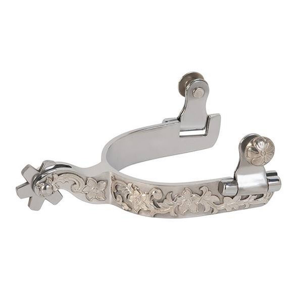 Weaver SS espuelas para mujer alemán plata floral trim