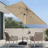 Remarque : Le parasol inclinable exclut le socle. Le socle Purple Leaf MLB45 compatible se commande séparément. Le parasol de table ne convient pas aux tables dont le diamètre des trous est inférieur à 3,81 cm.