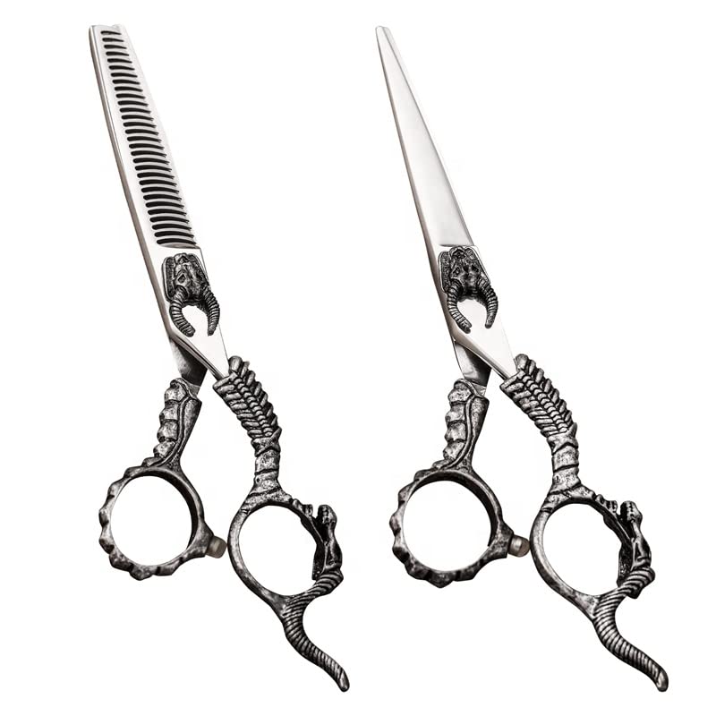 Ciseaux de coupe de cheveux en acier inoxydable 440C pour rafraîchir sa frange à la maison