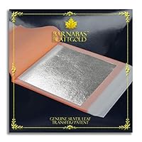 Algopix Similar Product 20 - Barnabas Blattgold Silver Leaf  Real