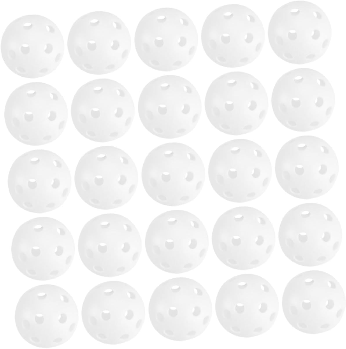 100pcs Practice Golf Balls 26-Hole Plastic Training Golf Balls and Adults