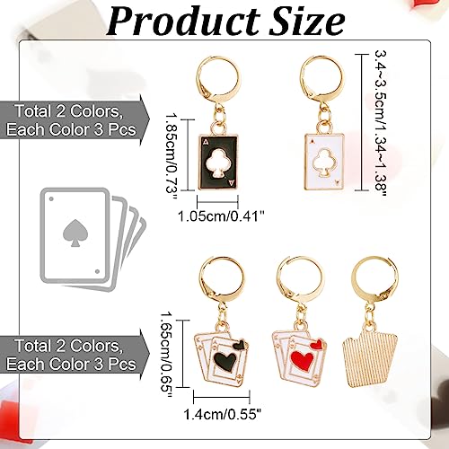 NBEADS 24 Pcs Playing Card Stitch Markers - Image 2
