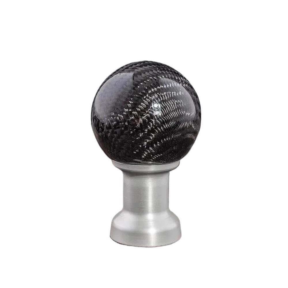 SXQPOCAR Real Carbon Fiber Gear Shift Knob for Mazda MX-5 2015-2024 Shift Lever Head(White)