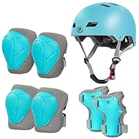 Casque Vélo Enfant 2-8 Ans Set De Protection Enfant LANOVAGEAR - Casque Genouillères Coudières 2-8 Ans Casque Velo Enfant 3 Ans