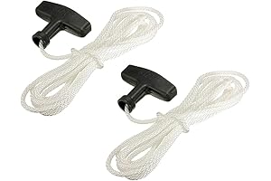 2 Sets of Highly Durable Pull Cord with Recoil Starter Handle Designed...