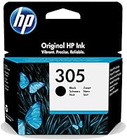 HP 3YM61AE 305 Original Ink Cartridge, Black, Single Pack