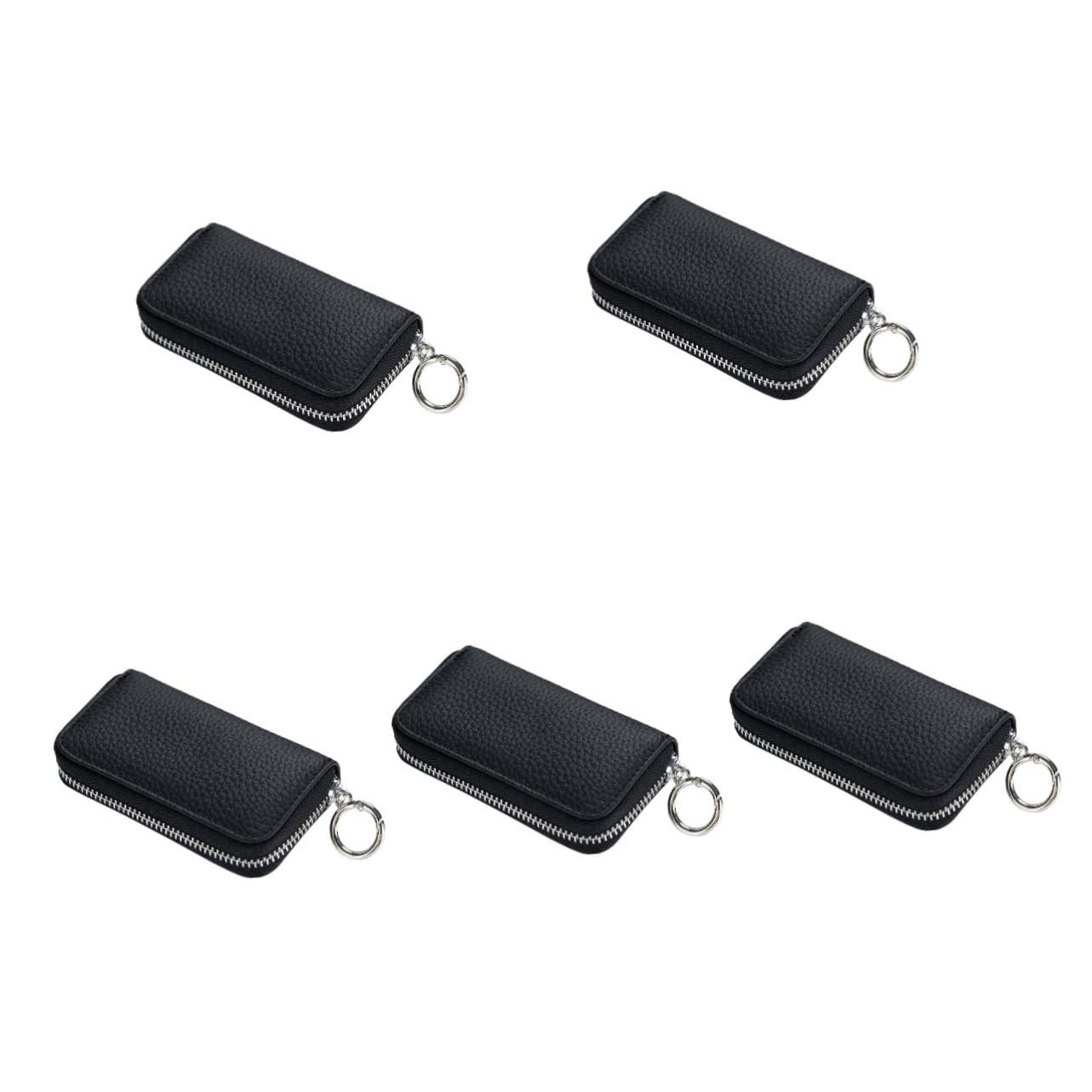 Gatuida 5pièces Porte-clés Cuir Multifonctionnel Étui Pour Clés De Voiture Et Organiseur Pochette Pratique Et Élégante