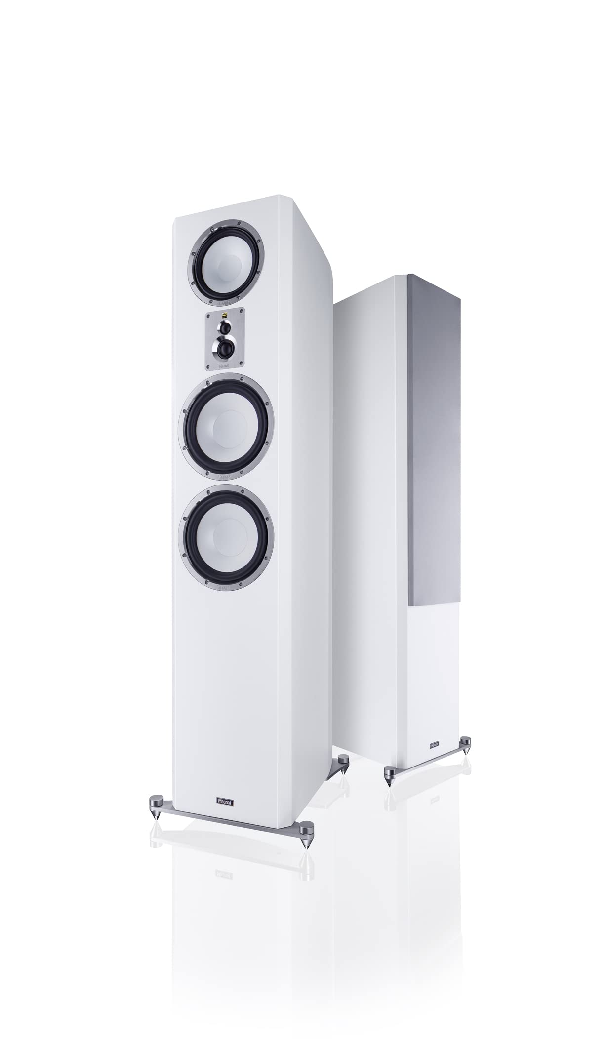 Magnat Signature 1109, High-End-4-Wege-Bassreflex Standlautsprecher 1 STÜCK, Weiß