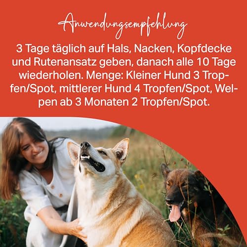 Medidog Spot-On für Hunde 50 ml Natürlicher Zeckenschutz