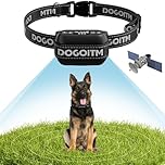 DOGOITM Wireless Dog Fence, GPS Wireless Dog Collar with 3 Correction Modes, Pet Containment System with AI Smart Signal, Waterproof Electric Dog Fence Collar for Outdoor Use