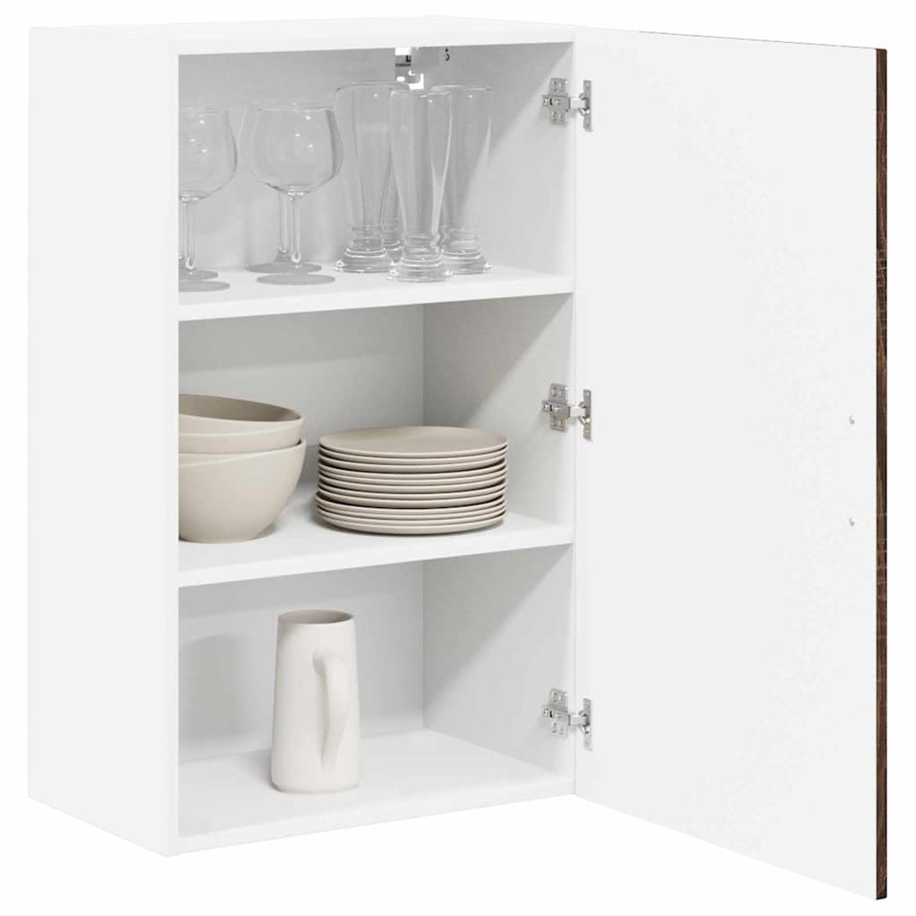 Küchenschrank Braun Eichen-Optik 50 x 31 x 80 cm Holzwerkstoff mit praktischem Küchenregal und vielseitigem Küchenzubehör für optimale Aufbewahrung und Ordnung