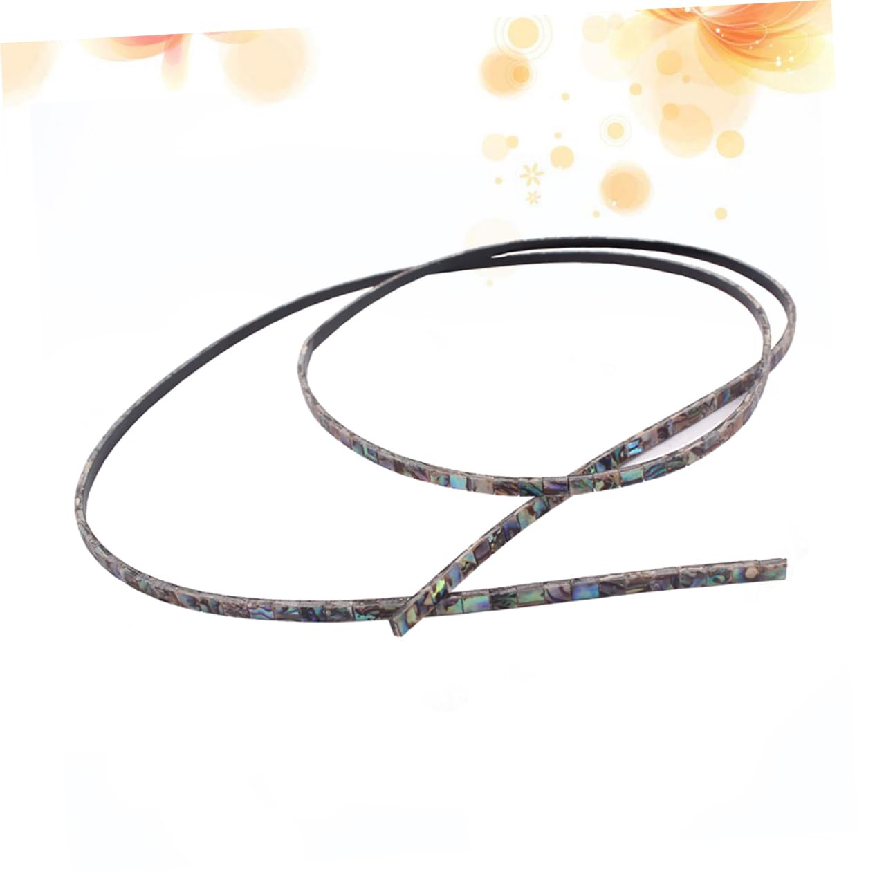 HEMOTON 800mm Abalone Shell Binding Purfling Strip Trim for Guitar 3mm Width Gf105