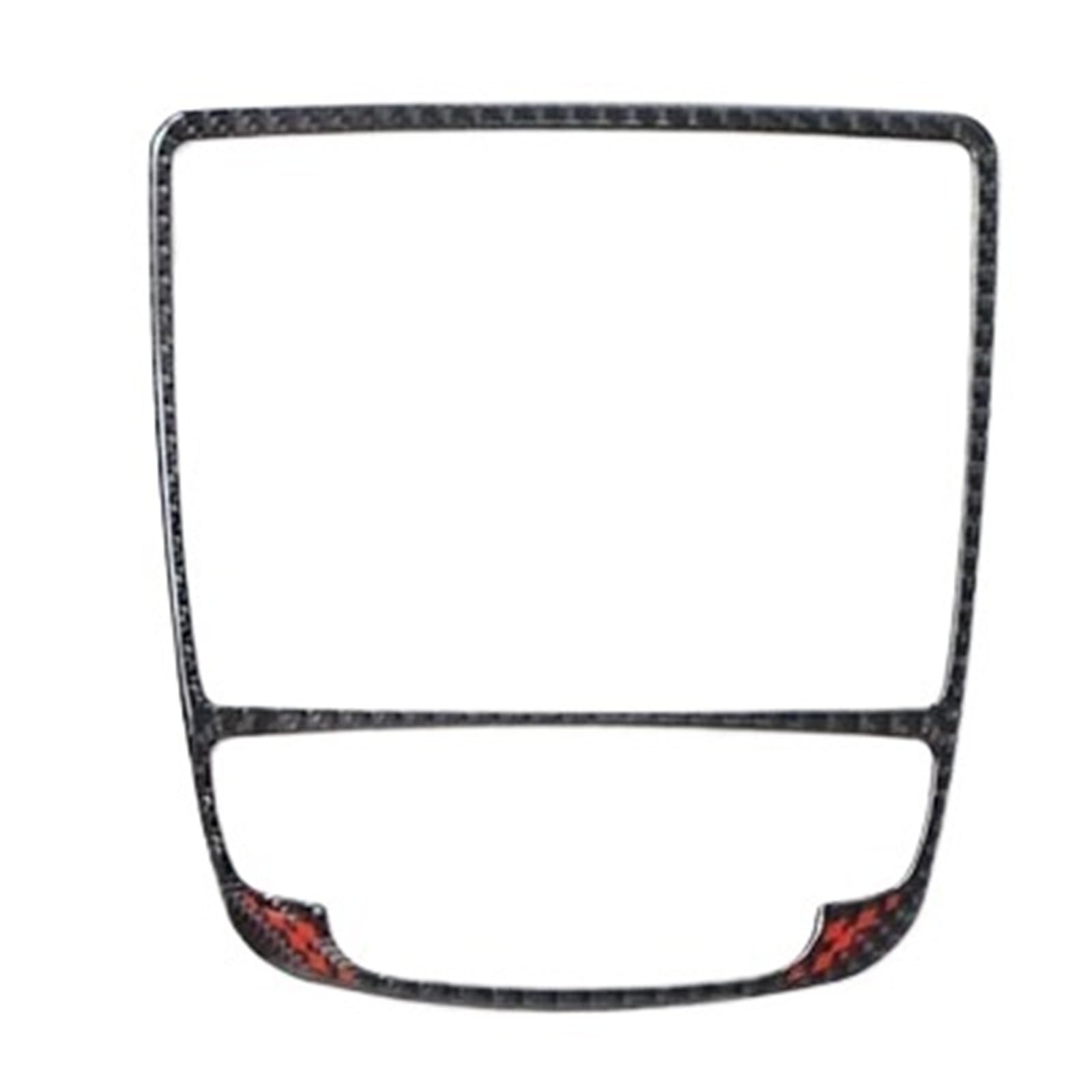 Car Gear Shift Panel Cover Trim for Audi A6 C7 A7 4G8 2012-2018 Accessories(Black)