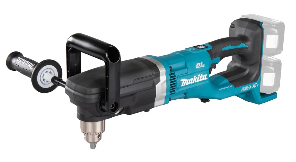 Makita 36V Twin 18V Brushless Angle Drill Body Only In Blue Steel