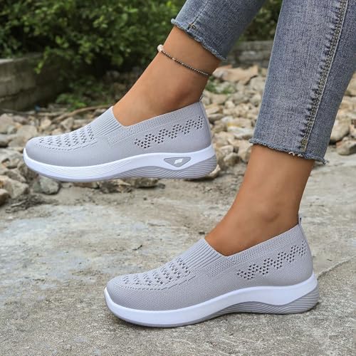 Baskets légères WWricotta avec semelle souple et tige en maille respirante extensible - 5