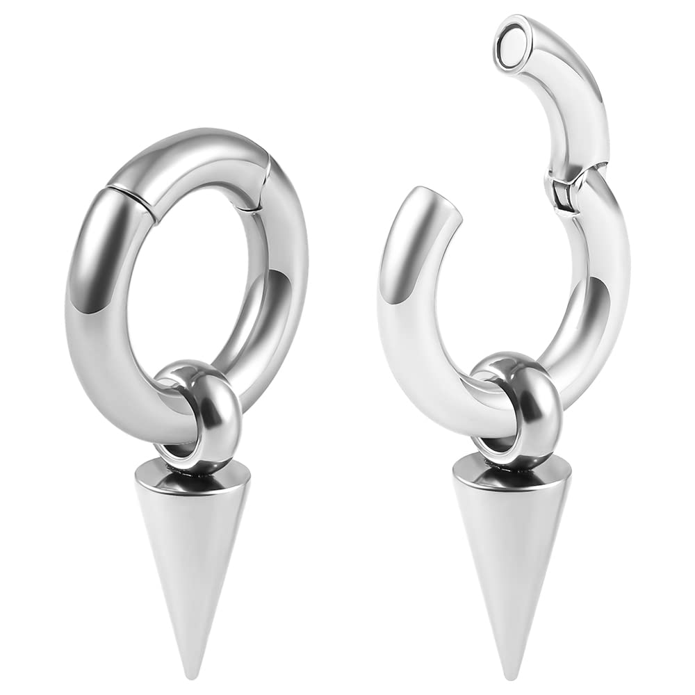 Vankula Pesi Orecchie per lobi Peso Dilatatori lobo in Acciaio inossidabile piercing espansori Gioielli Uomo Donna 6mm Nero Argento Oro