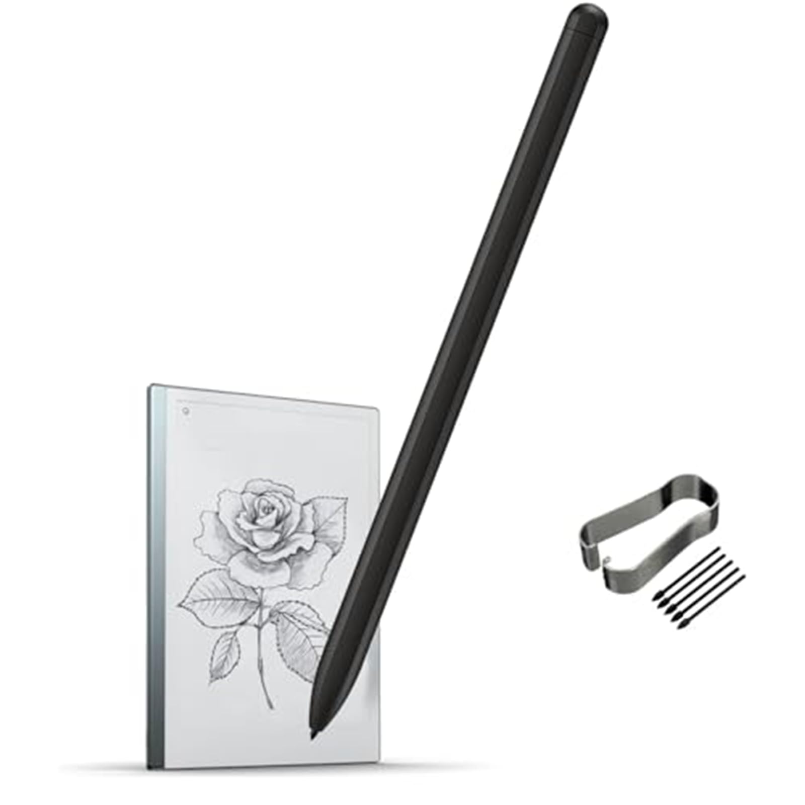 Penna Stilo Per Remarkable 2 Con Sensibilità 4096 | Supporto Inclinazione E Palm Rejection | 5 Punte Intercambiabili E Attacco Magnetico