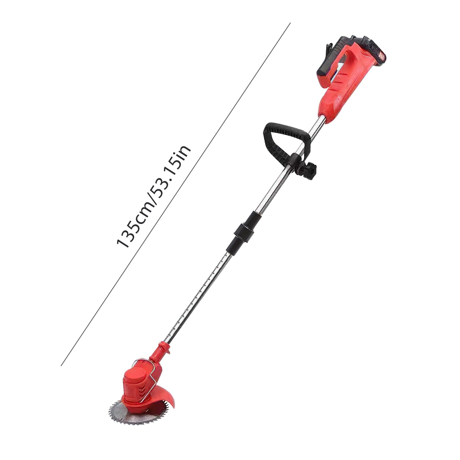 Coupe Bordure 21V Débroussailleuse à Batterie électrique Sans Fil, Avec 2Batterie Et 3 Types De Lames Pour La Coupe De Jardin Pelouses Et Terres Agricoles 80318951