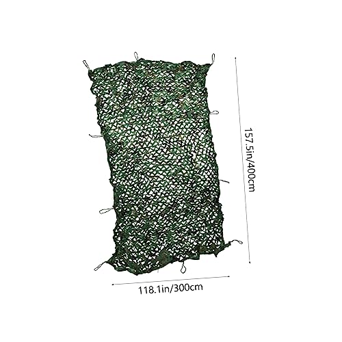 Amosfun 1Pc Rede De Camuflagem Lona De Acampamento Plantas De Vegetais Selva Decoração Camuflagem So