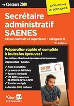 Download Concours Secrétaire administratif et SAENES - Catégorie B - Préparation rapide et complète à toutes les épreuves - Concours 2019 PDF