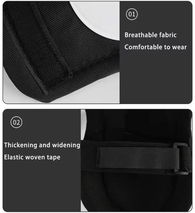 Genouillères De Travail Betfran Avec Coussinets Confort | Protection PVC Résistante | Sangles Réglables Antidérapantes | Pour Jardinage, Construction, Nettoyage