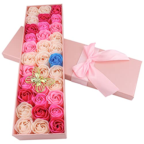 Jialeey USA00499 33 Pcs Floral Scented Bath Soap Rose Flower Petals thumb #5