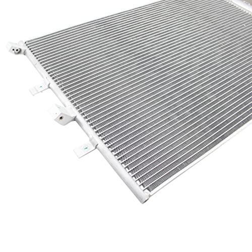 Image of TRQ A /C Condenser and Receiver Drier Assembly Compatible with 2015-19 Ford Transit-150 2015-19 Ford Transit-250 2015-19 Transit-350 2015-19 Transit-350 HD