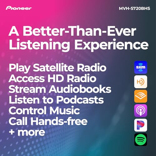 Pioneer MVH-S720BHS 1-Din