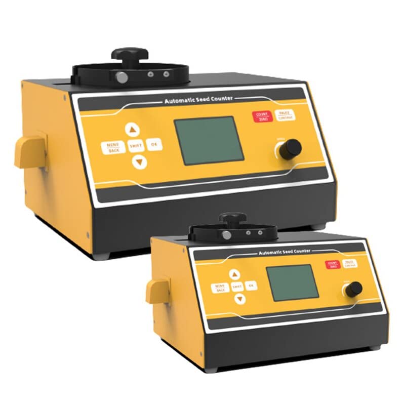 Sly-C Plus Automatic Seed Counter, 100 Seeds/Sec, 1-99999 Range, Infrared Optics, LCD Display, Stainless Steel, Seed Batch Analyzer for Agriculture and Research