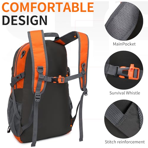 Shenhu 40L Hiking Backpack Lightweight Daypack Waterproof Travel Camping Backpack For Men Women Sport Packable thumb #3