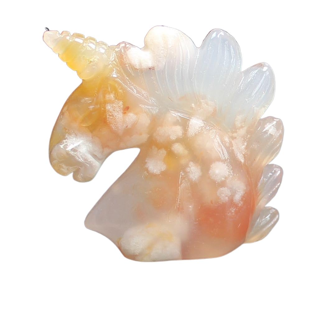 Amazon.co.jp: HLbshi 彫刻クォーツ 宝石 クリスタル ユニコーン 置物