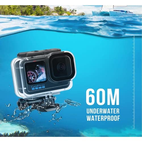 Caixa Estanque Compatível com GoPro Hero 11/10 / 9 Black 45m