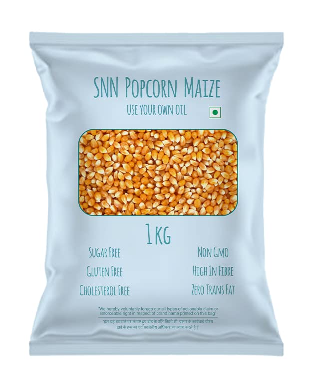 SNN Popcorn Maize 1kg Imported Raw Maize Popcorn Kernels 1kg