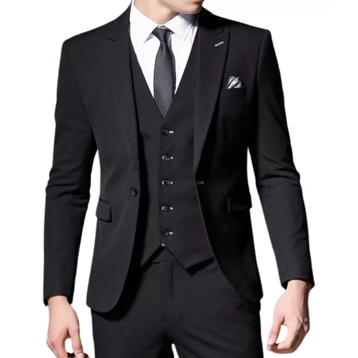 Terno Slim Masculino Executivo Kit Completo – Calça + Blazer + Colete em promoção! Veja a oferta e mais achadinhos de Alfaiataria & Formal 6 Hoje é o melhor dia para comprar Terno Slim Masculino Executivo Kit Completo – Calça + Blazer + Colete com aquele preço maroto! Promoção! Aproveite a oferta! 6