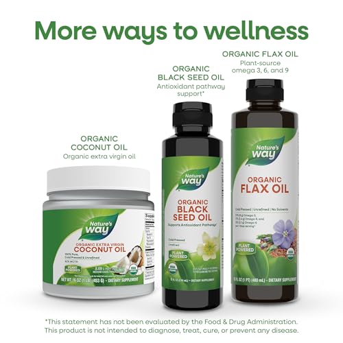 Nature's Way Organic Black Seed Oil, Supports Antioxidant Pathways*,8 Fl Oz - image 8